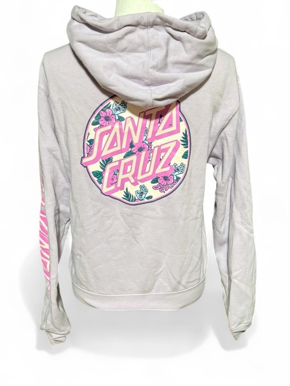 Santa Cruz Purple Hoodie Medium Skate Graphic Logo Pullover Streetwear Skater - Picture 3 of 6